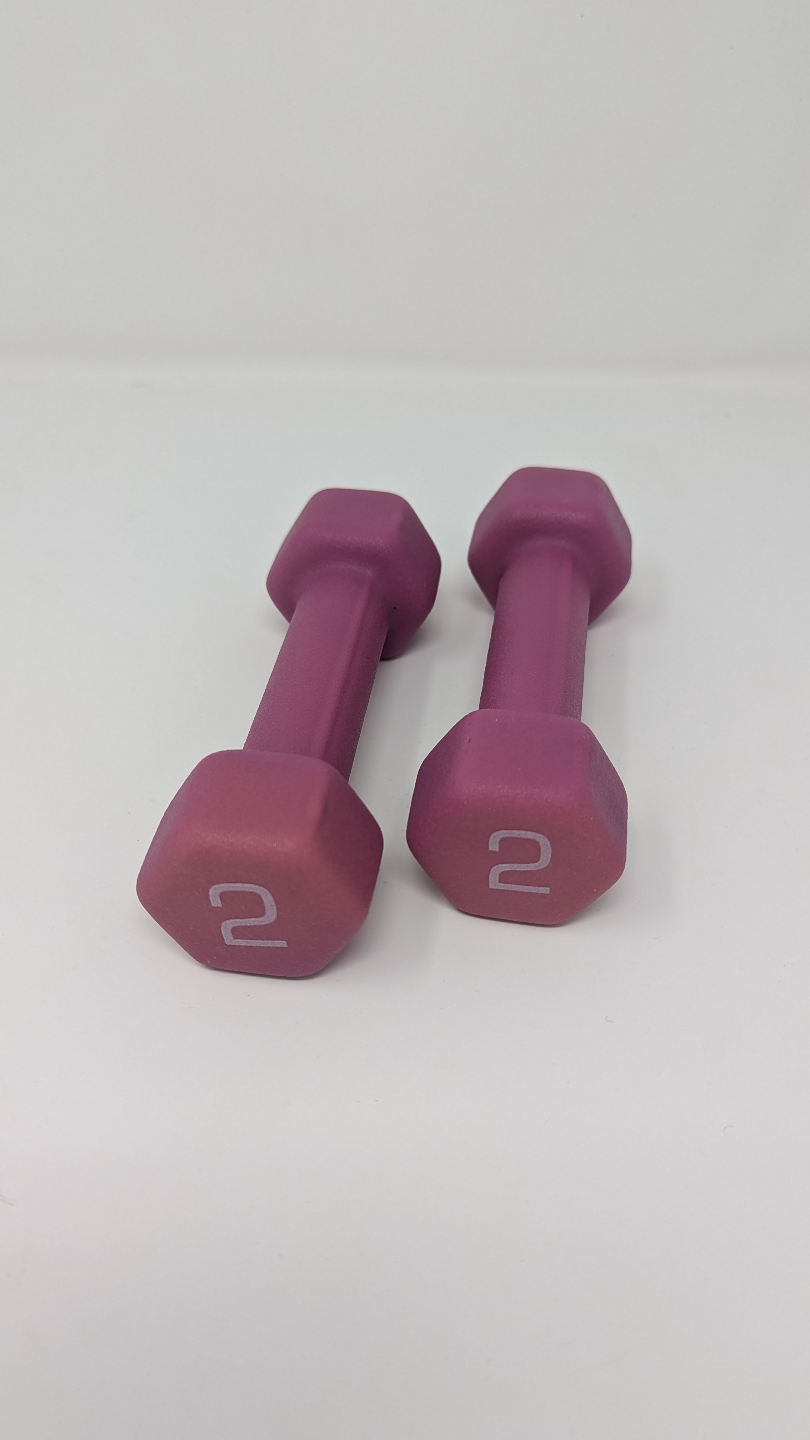 2lb Pink Dumbbells - Pair