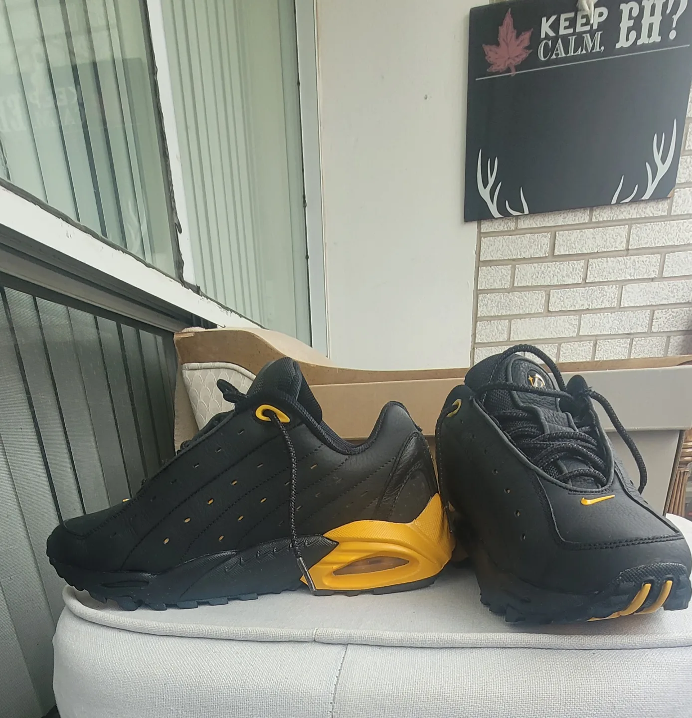 Nike Hot Step Air Terra Drake NOCTA Black Yellow Size 7 image indicator(7)