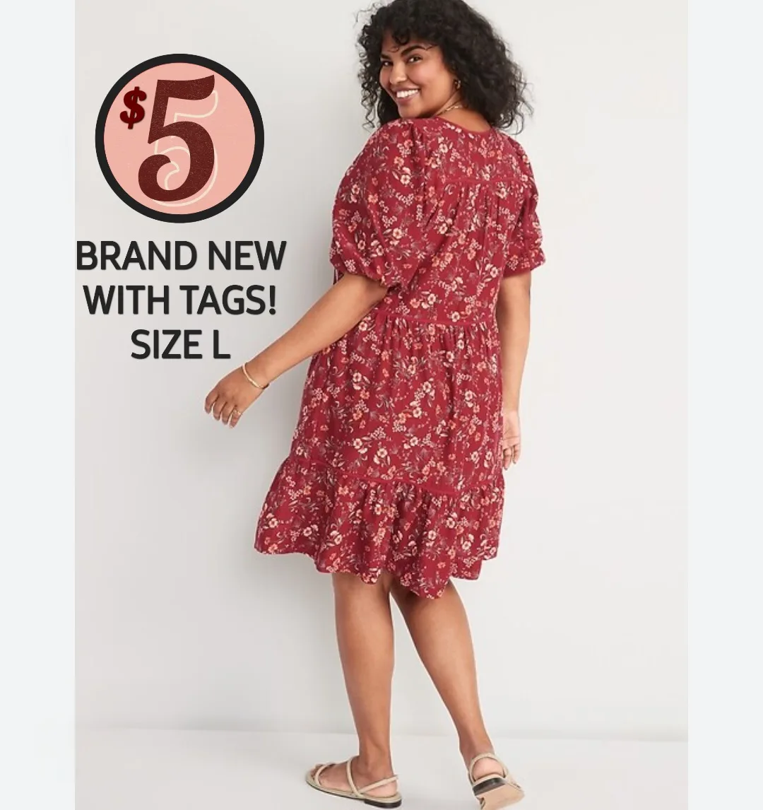 New with Tags! Cute Floral Dress thumbnail