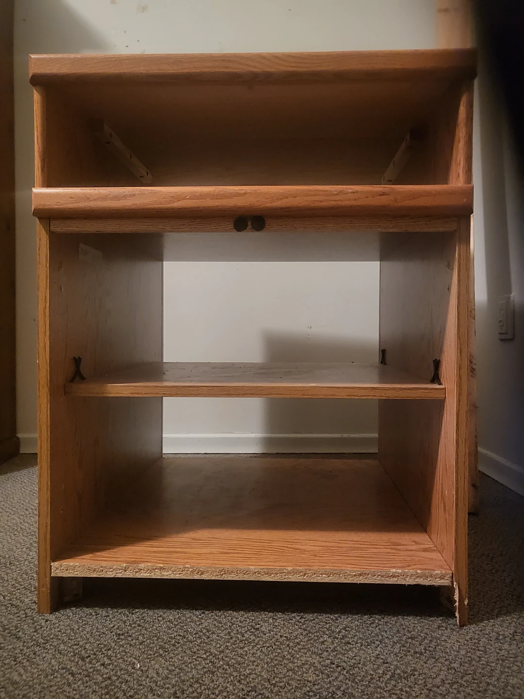 Oak Wooden Storage Unit- FREE - photo 4