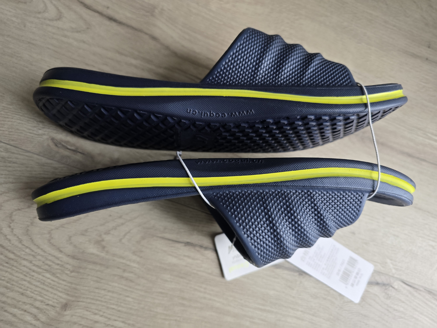 New Coolibar Men's Size 41 Navy Blue Slides - photo 3