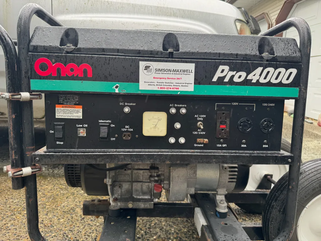 Onan Pro4000 Generator