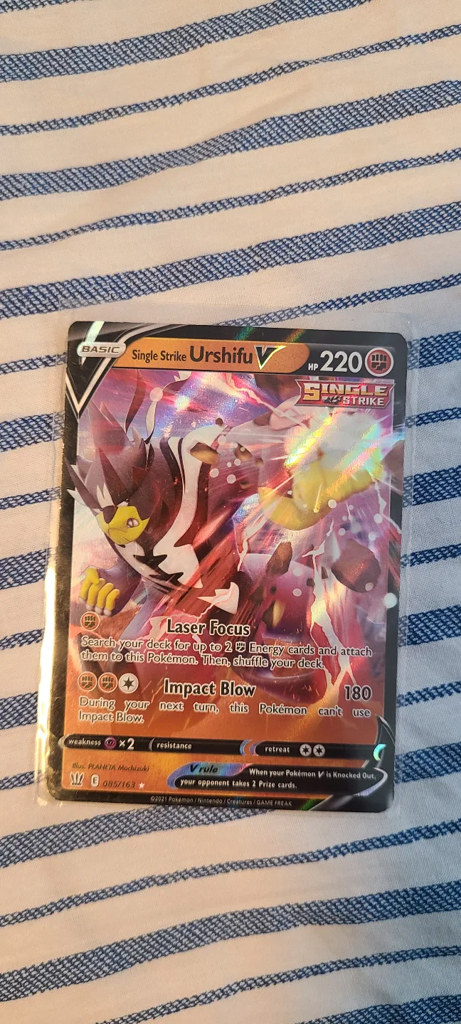 Pokemon Card - Single Strike Urshifu V thumbnail