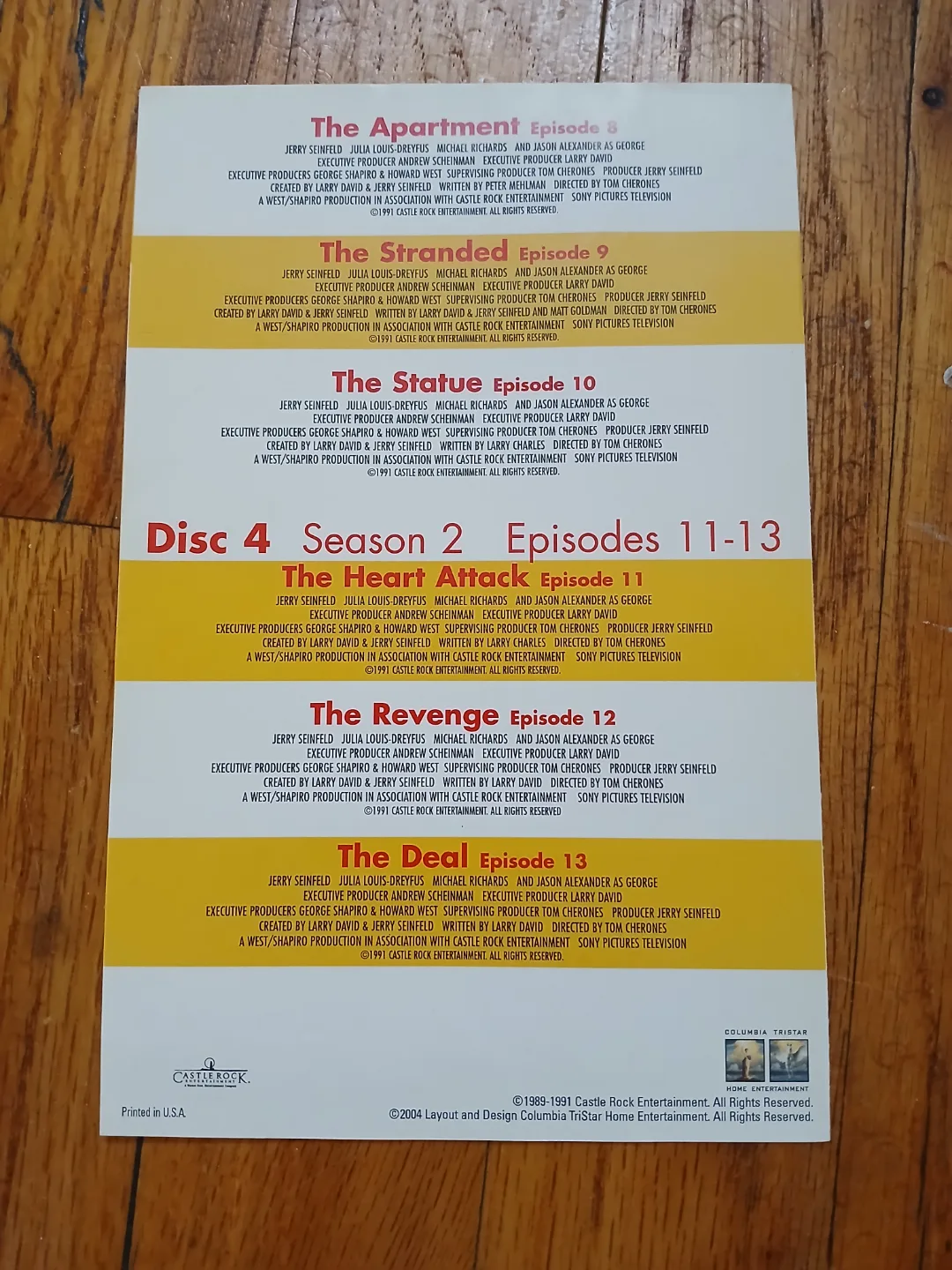 Seinfeld Seasons 1 & 2 DVD image indicator(8)