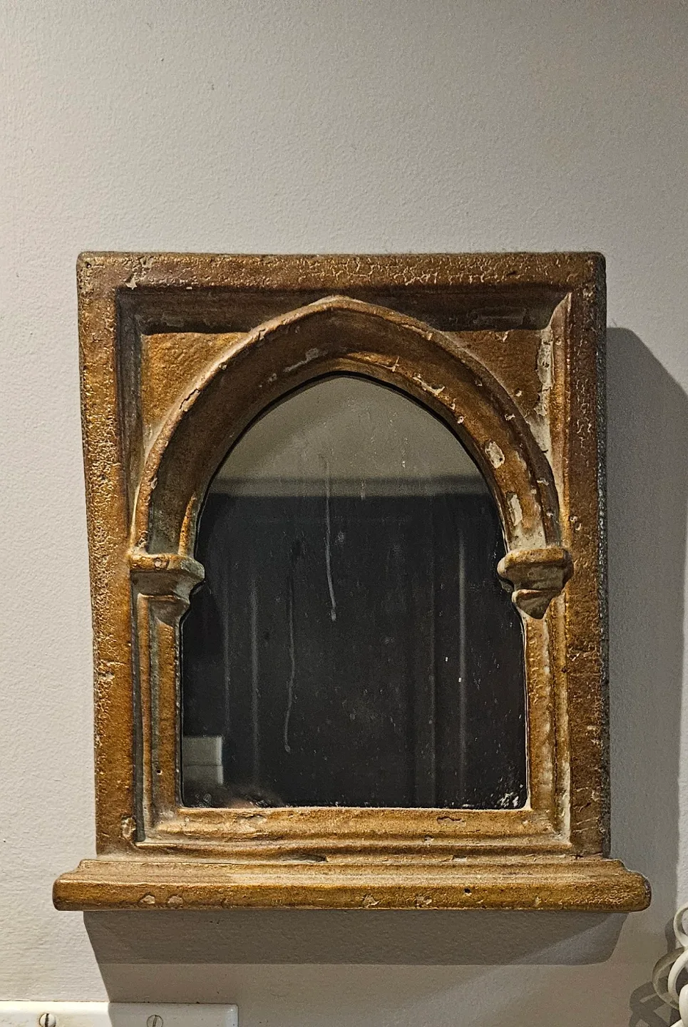 Gothic Arch Hand made Wall Mirror image indicator(2)