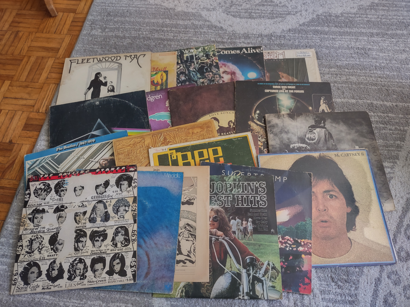 Collection of Vintage Vinyl Records
