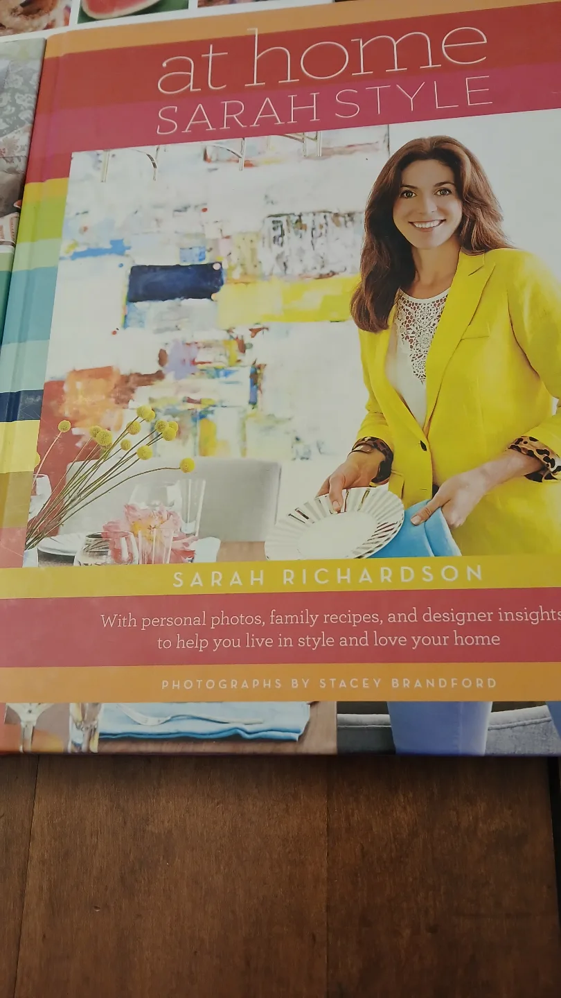 Three cookbooks and home decor books image indicator(3)