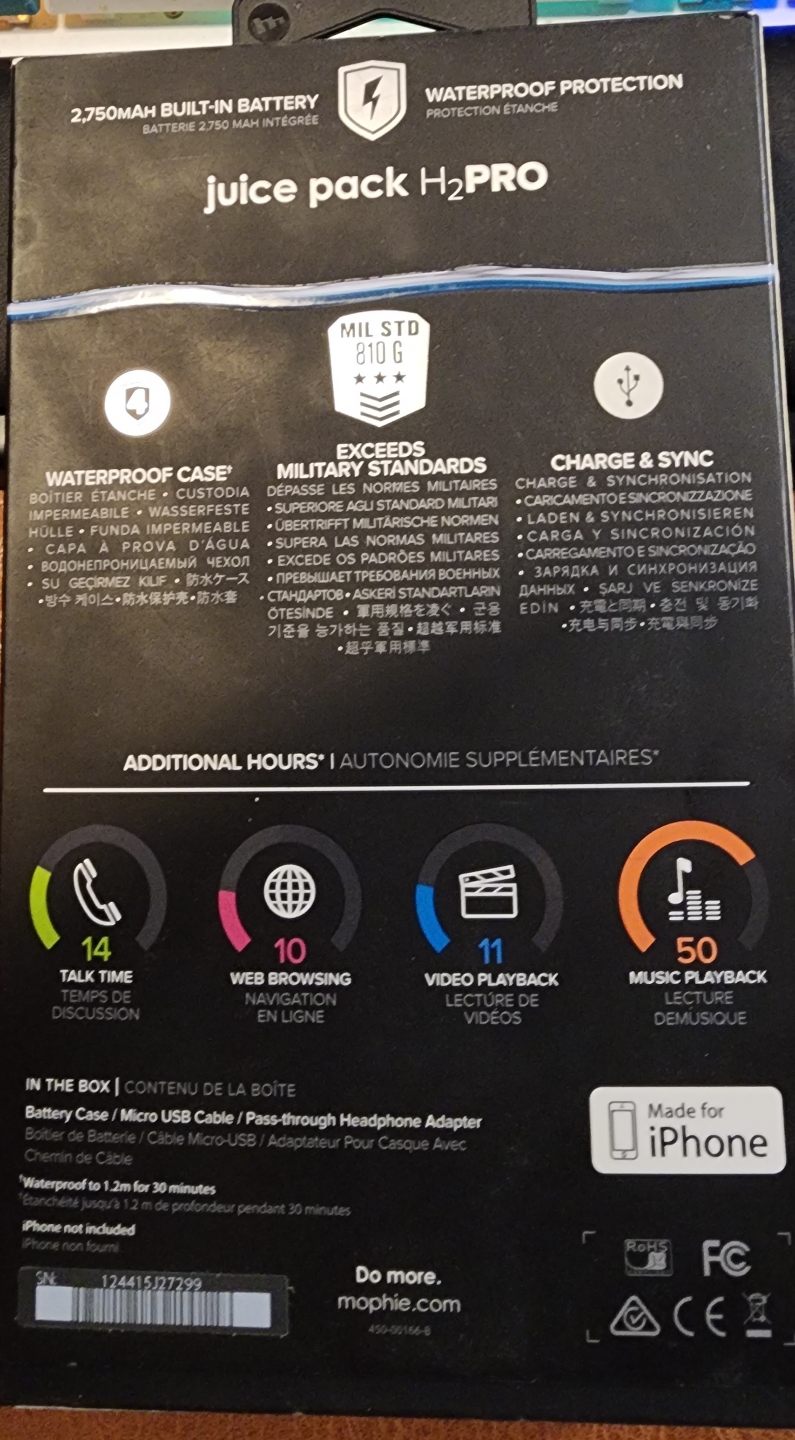 Mophie Juice Pack H2PRO for iPhone 6 - photo 2