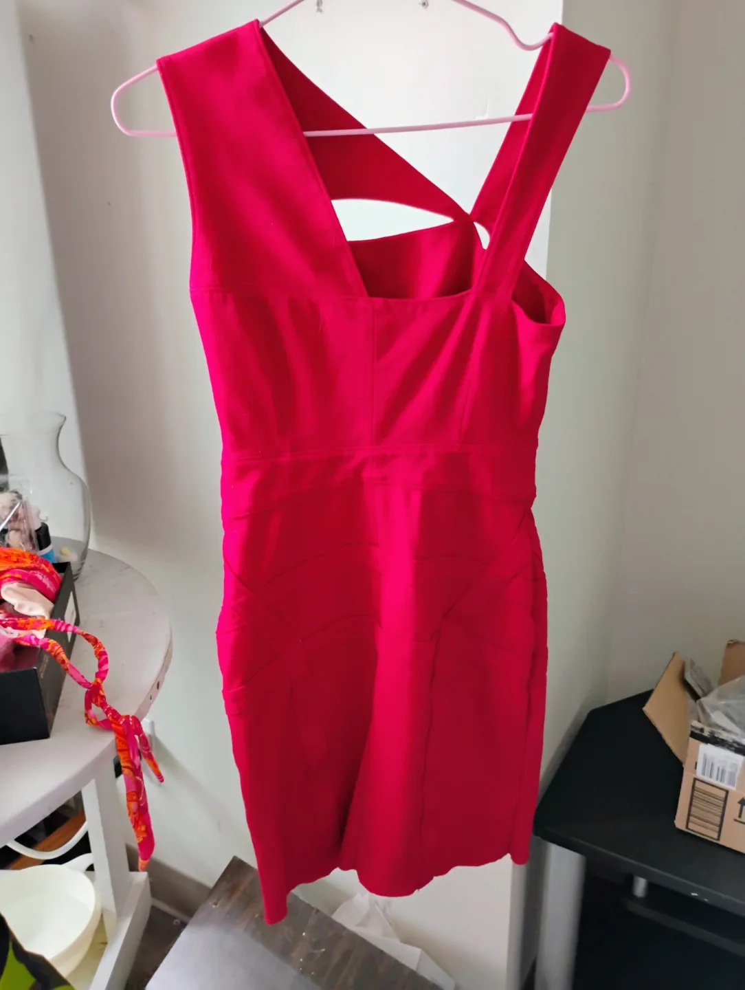 Guess by Marciano Red bandage dress size SM/M thumbnail