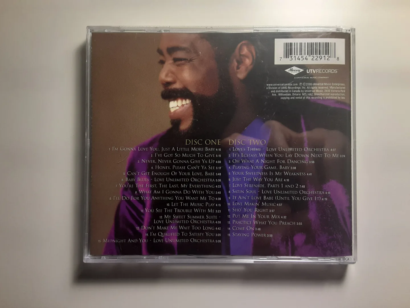 Barry White - The Ultimate Collection | CD (2) image indicator(4)