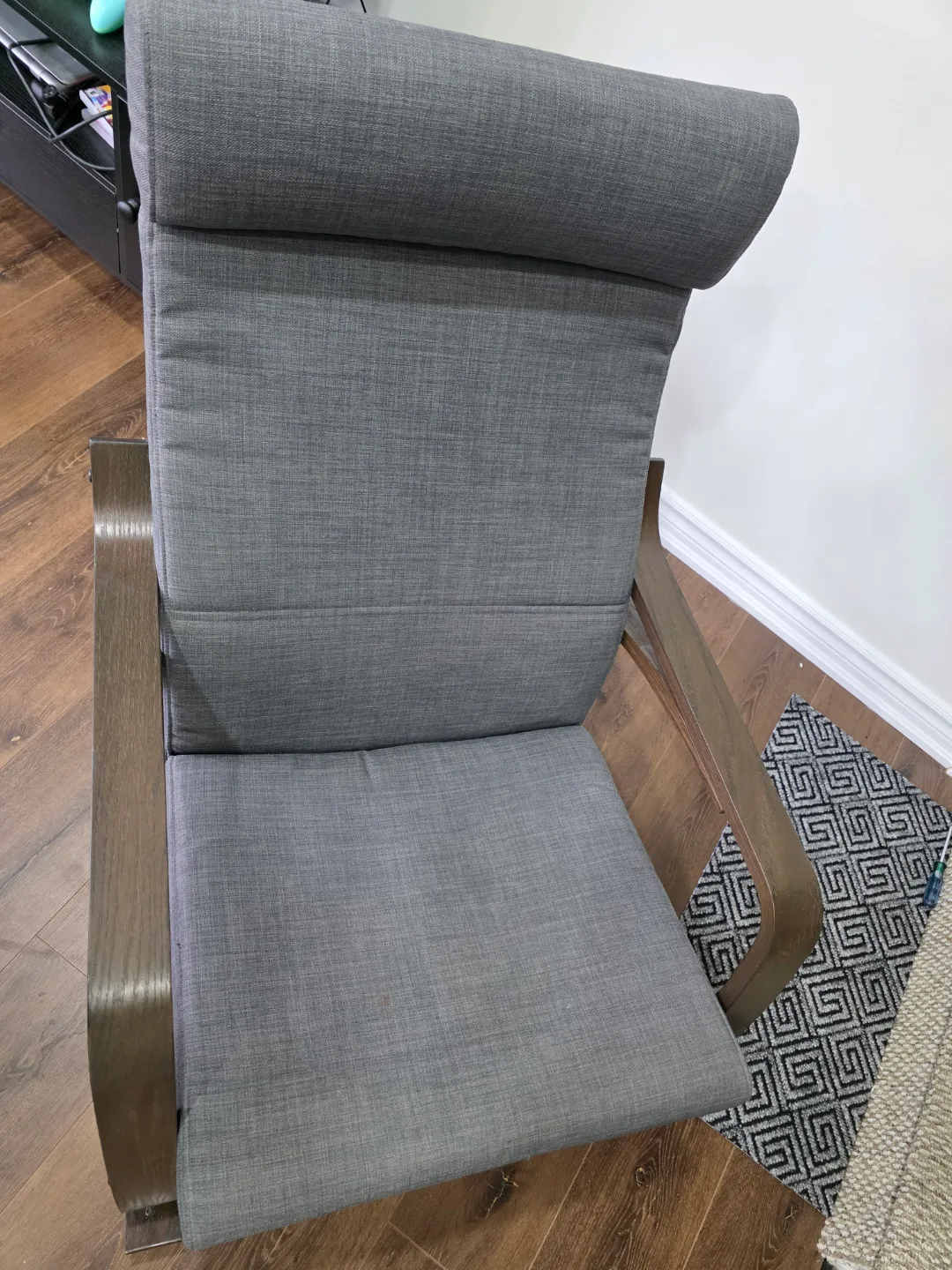 IKEA STRANDMON Rocking Chair - Grey thumbnail