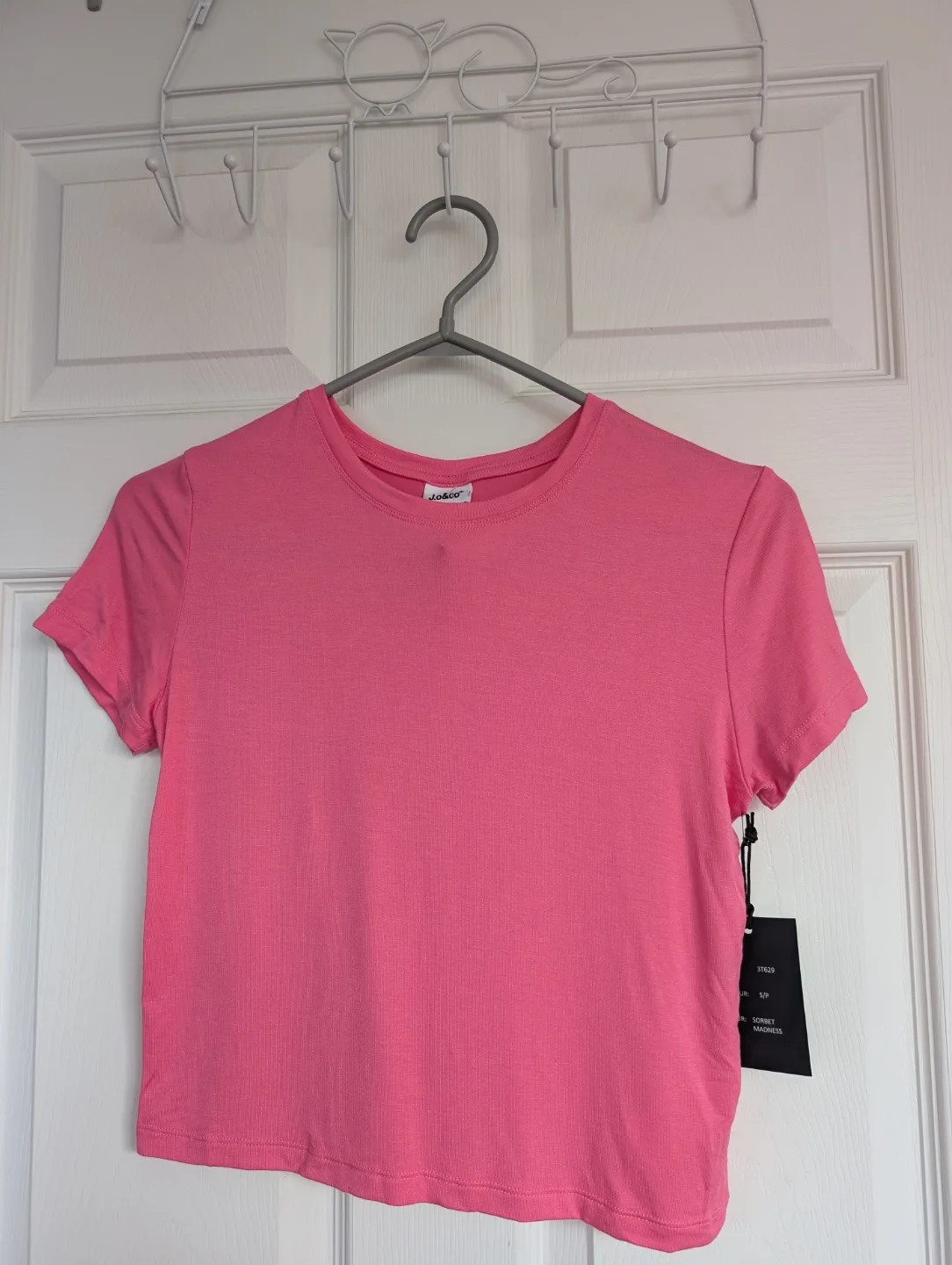 BNWT Pink T-Shirt (Slightly Cropped) thumbnail