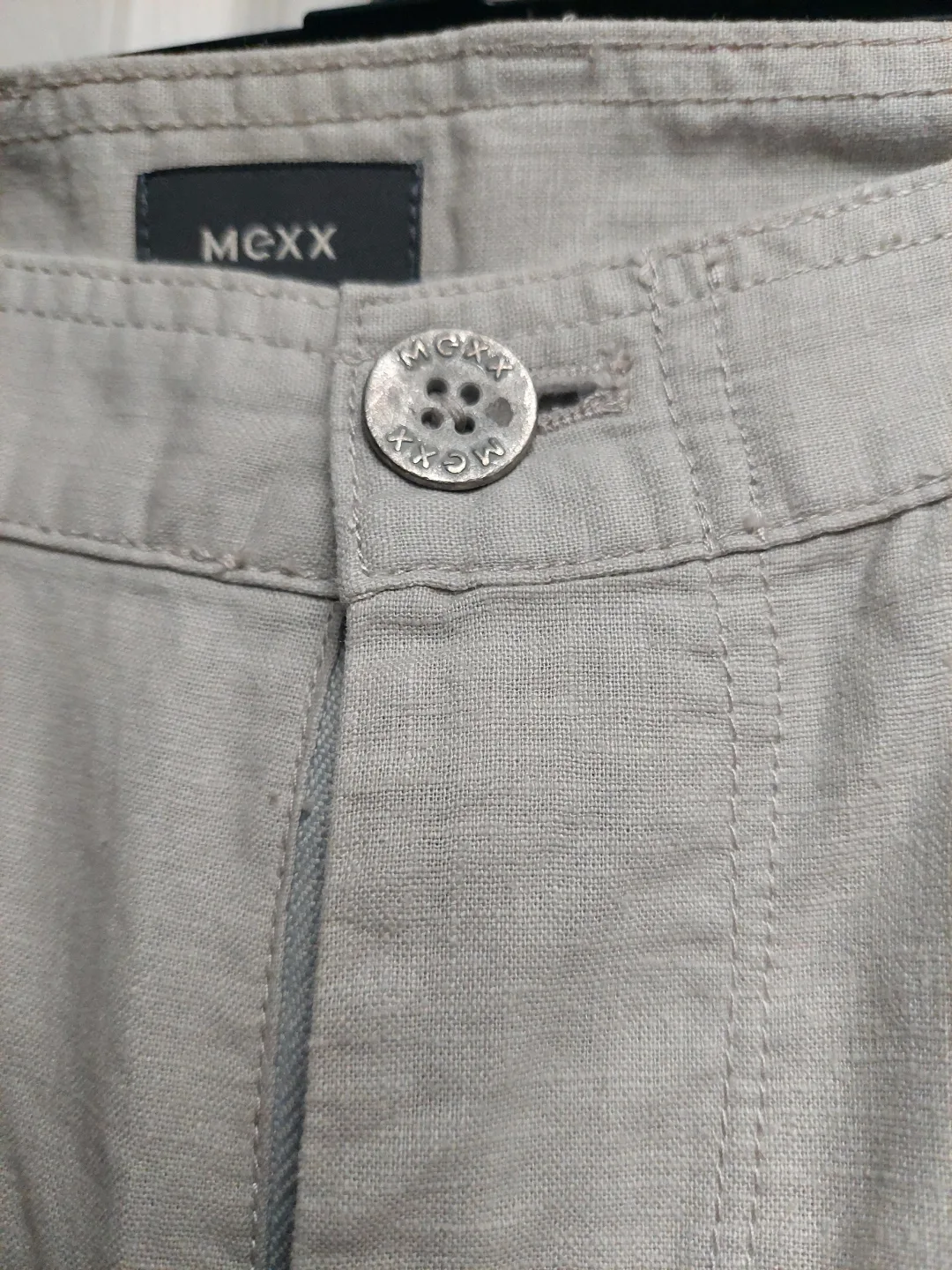Men's Mexx Beige Linen Shorts thumbnail