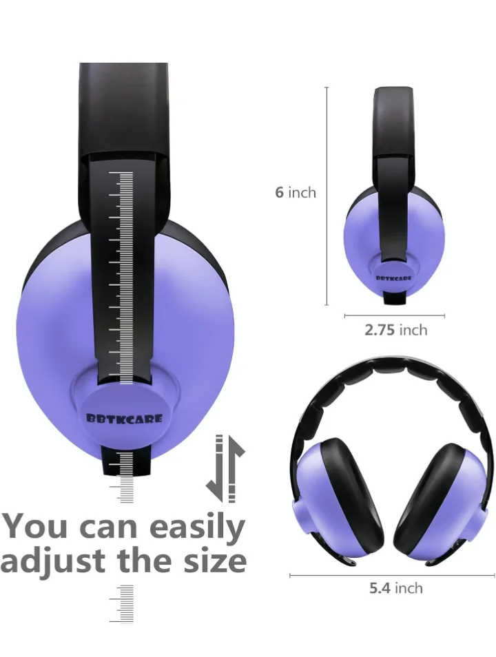 Baby Earmuffs - Lavender Purple Noise Cancelling Headphones thumbnail