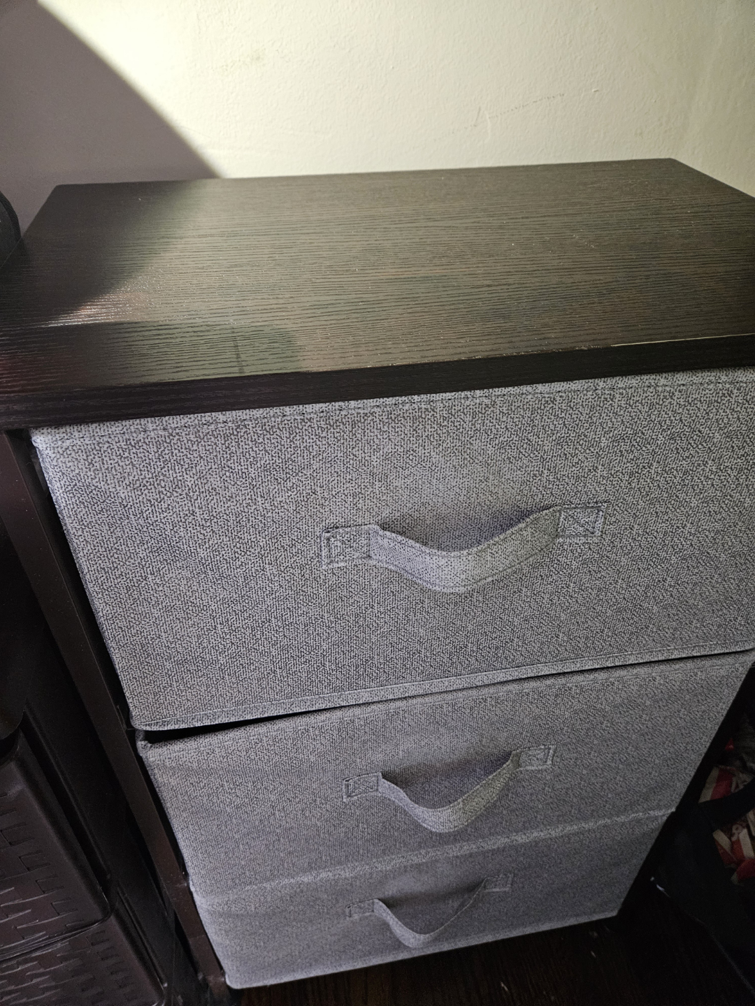 Three-Drawer Fabric Storage Unit - photo 4