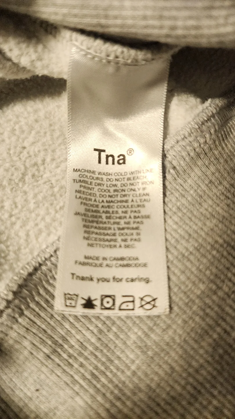 TNA Cozy Boyfriend Sweatshirt - Alive. Living. Healthy. image indicator(3)