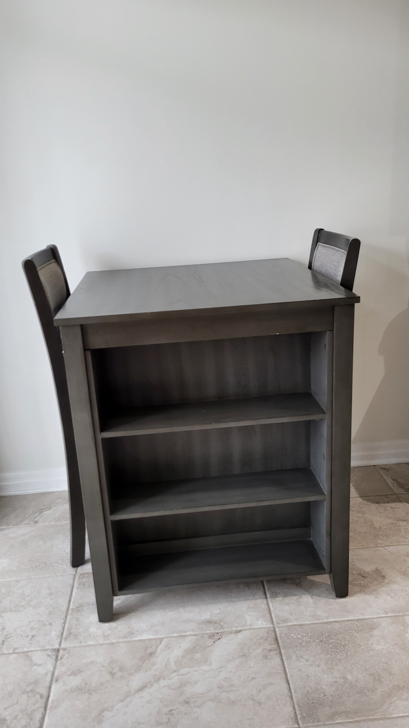 Kitchen Island Table with Two Chairs - photo 2