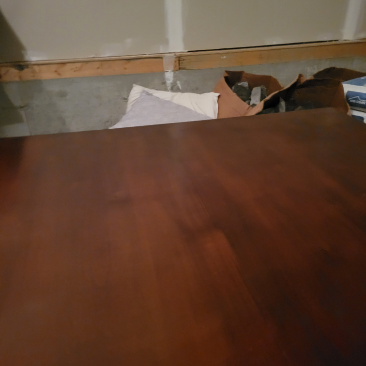 Dark Brown Wooden Dining Table - photo 2