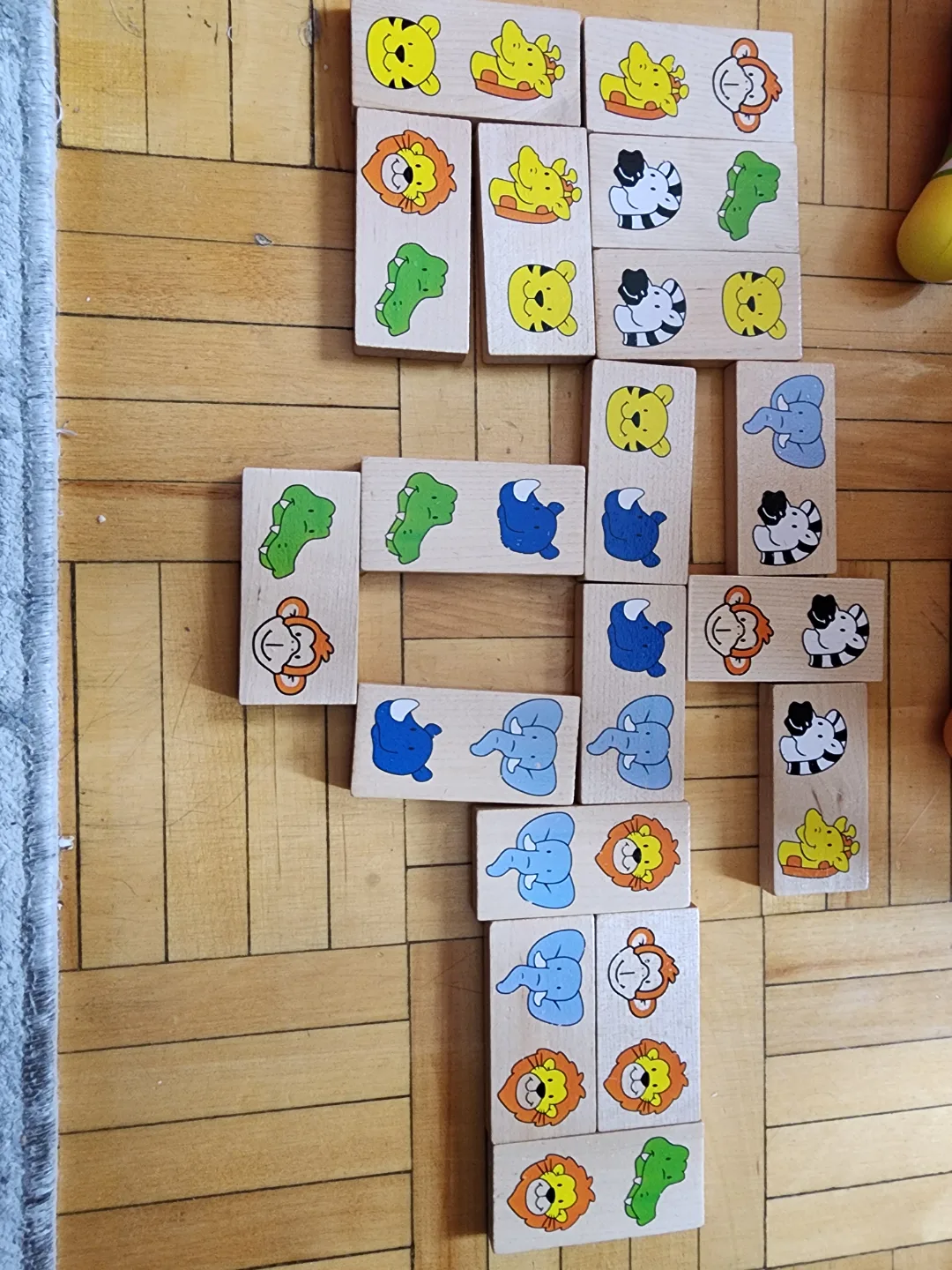 Wooden Animal Dominoes Set thumbnail