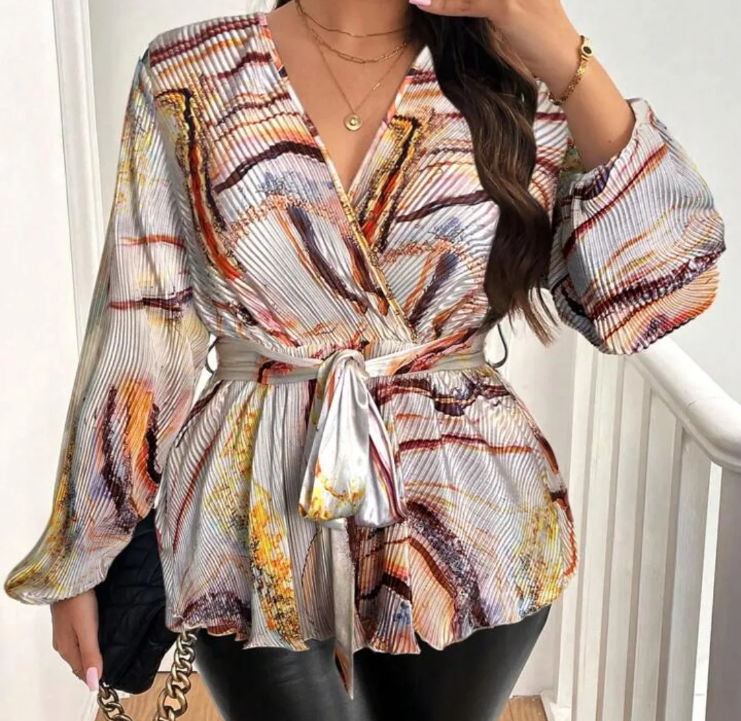Multie-coloured Shein Blouse thumbnail
