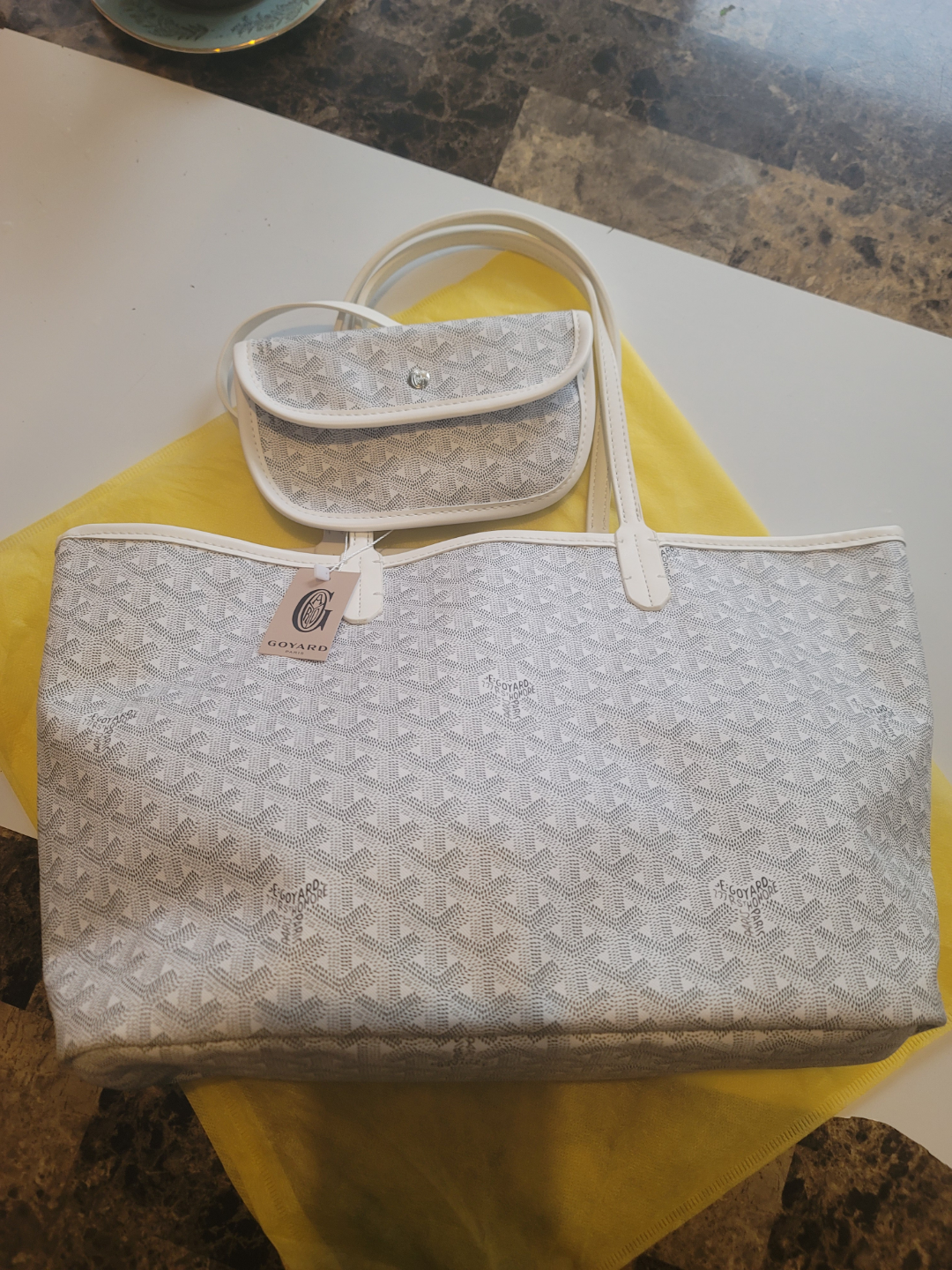 GOYARD Tote Bag with Pouch