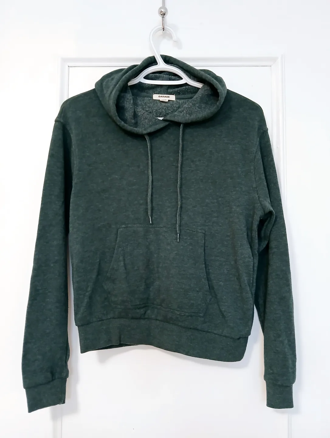 Womens XS-S Garage Dark Green Hoodie thumbnail