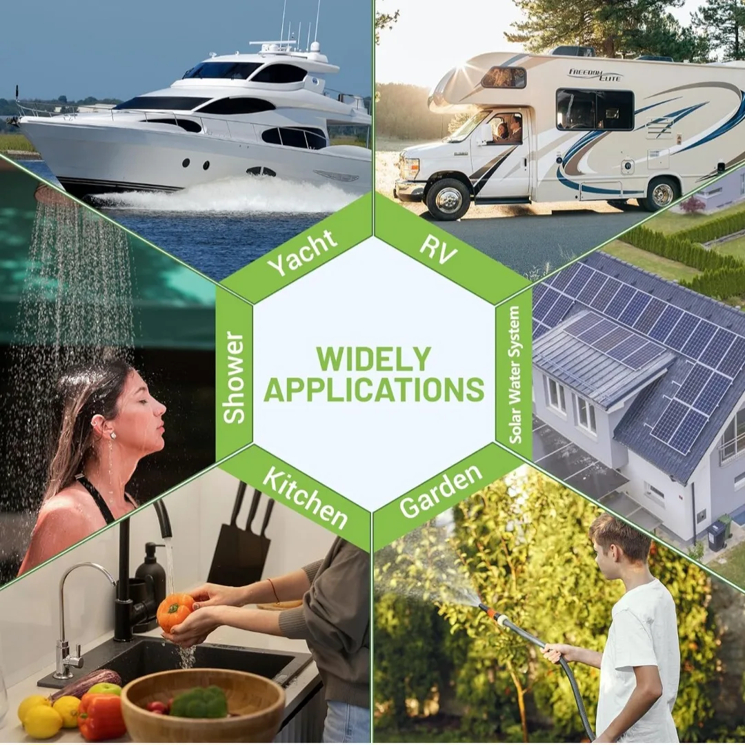 ON DEMAND WATER PUMP, RV & MULTI USE, 110V AC 4.0GPM/15.0LPM image indicator(2)