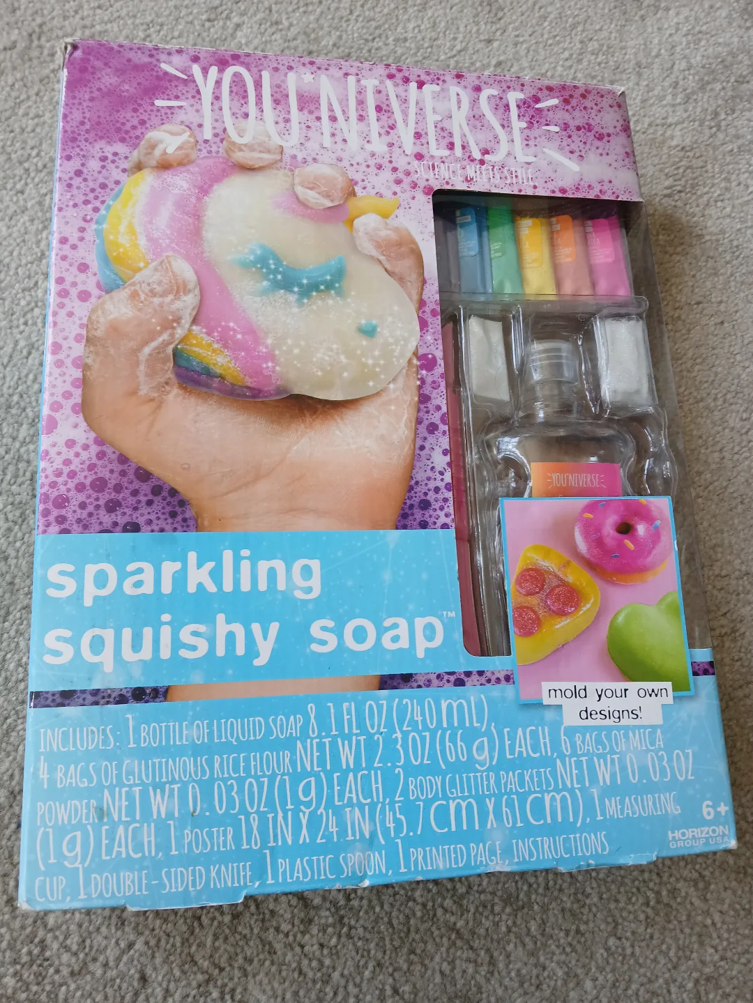 🆕️Sparkling Squishy Soap DIY set for kids thumbnail