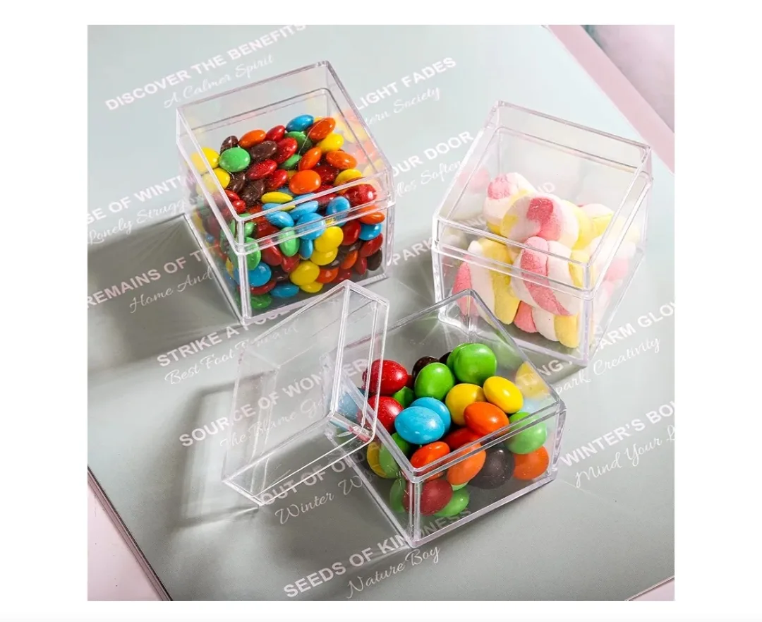 12 Pcs Clear Acrylic Cube Boxes image indicator(4)