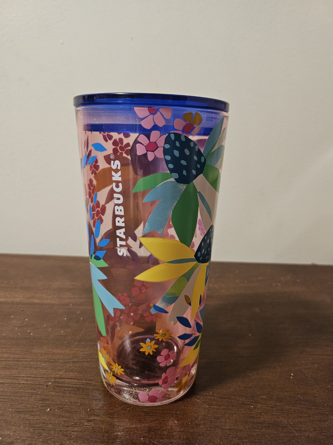 Starbucks 18 oz Glass Tumbler with Lid