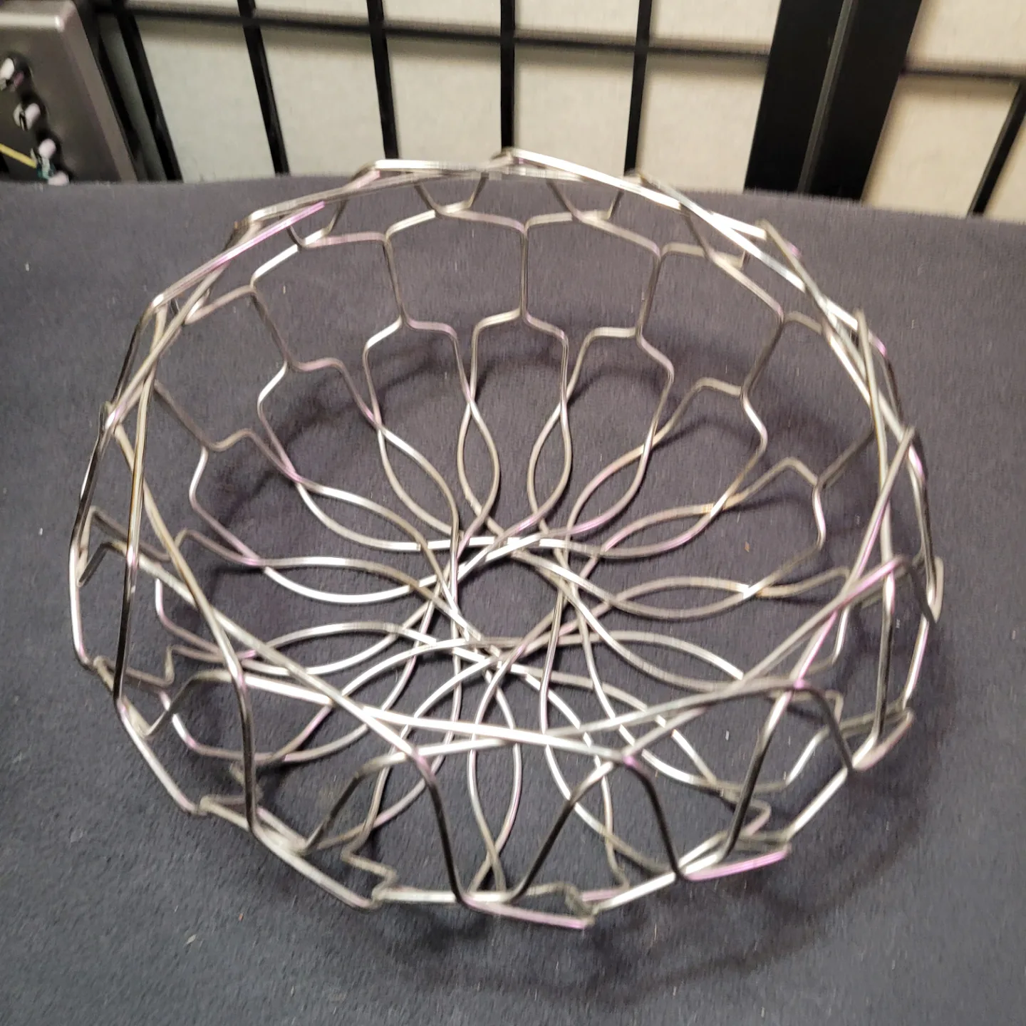 Vintage Metal Wire Fruit Bowl thumbnail