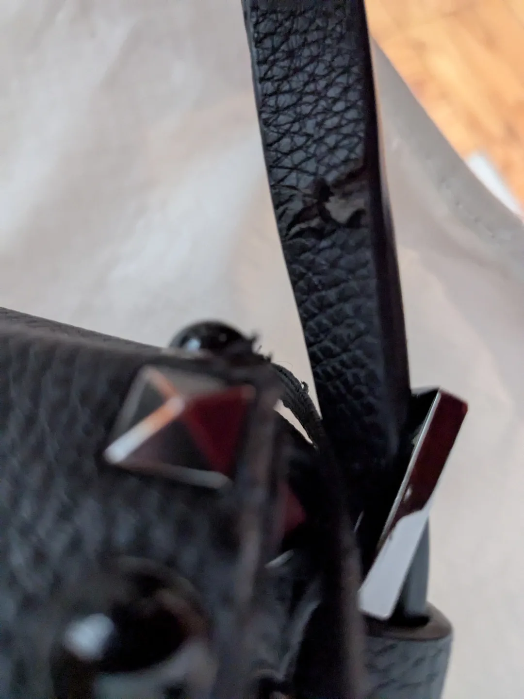 #thriftypicks Black Studded Crossbody Bag image indicator(3)