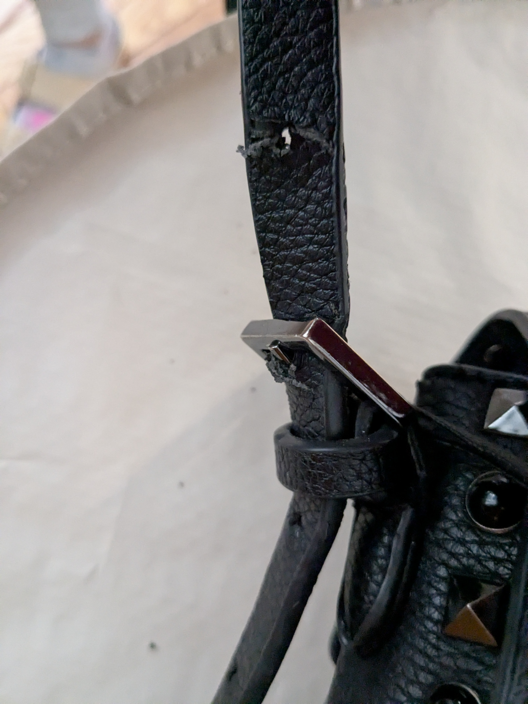 #thriftypicks Black Studded Crossbody Bag - photo 4