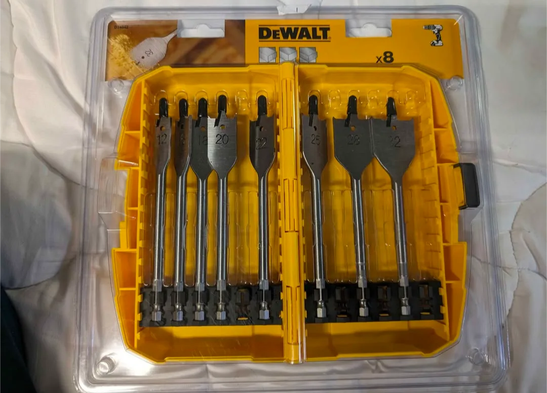 DEWALT 8-Piece Spade Drill Bit Set thumbnail