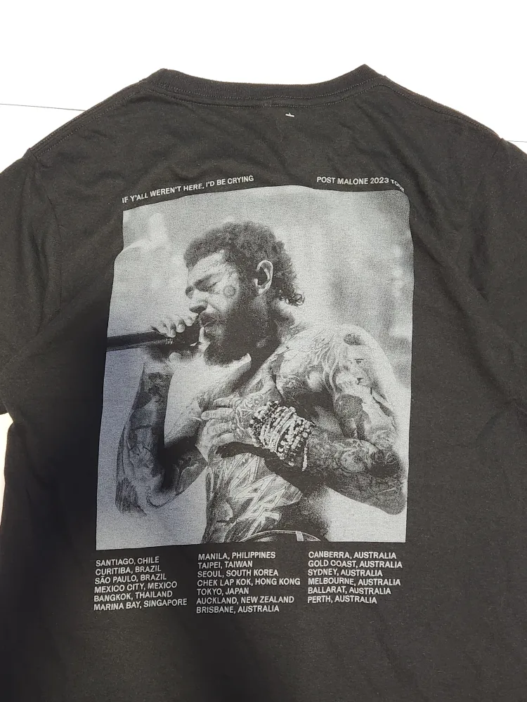 Post Malone 2023 Tour T-Shirt - Size M image indicator(5)