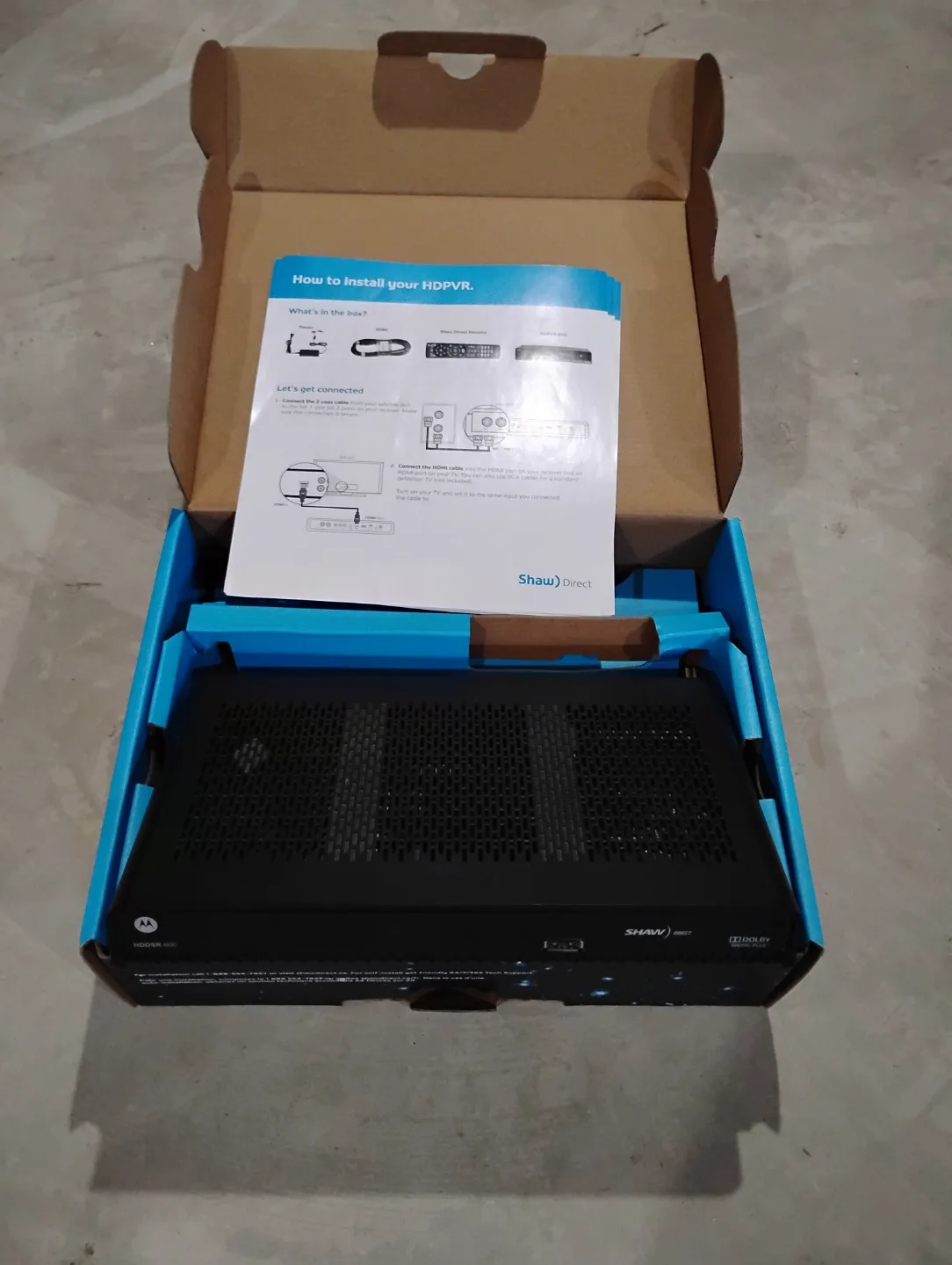 Shaw Direct HD PVR Satellite Receiver thumbnail