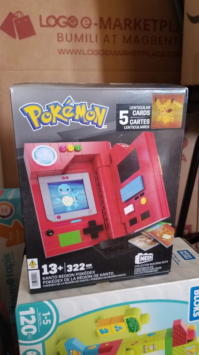 Mega Brands Pokémon Kanto Region Pokédex Building Set