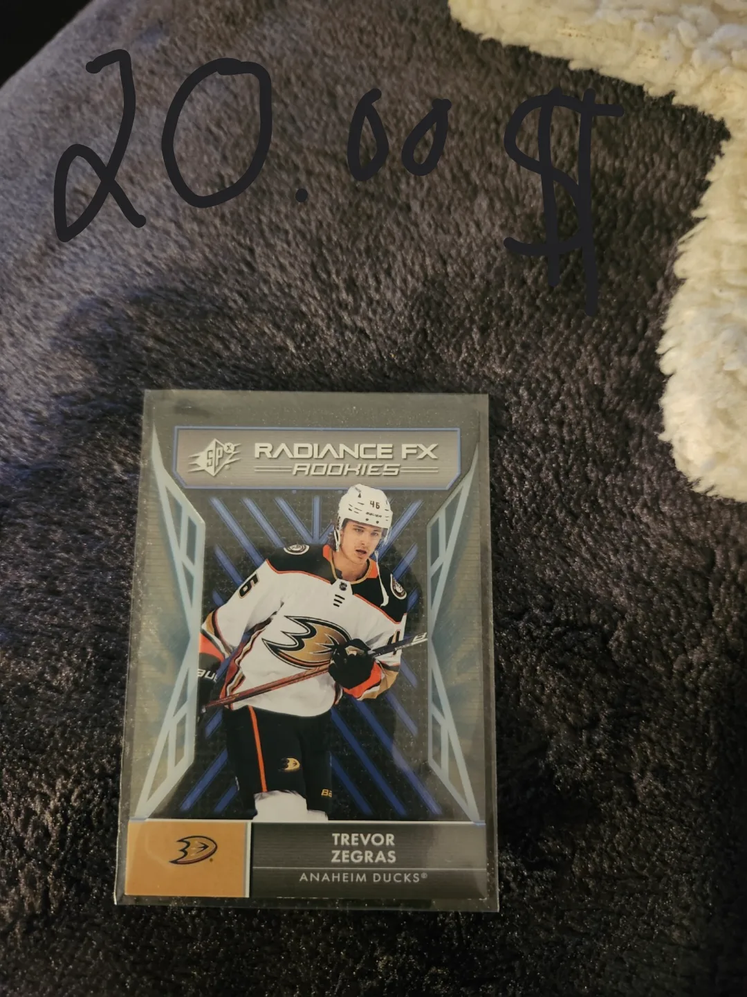 Trevor Zegras Rookie Hockey Card thumbnail