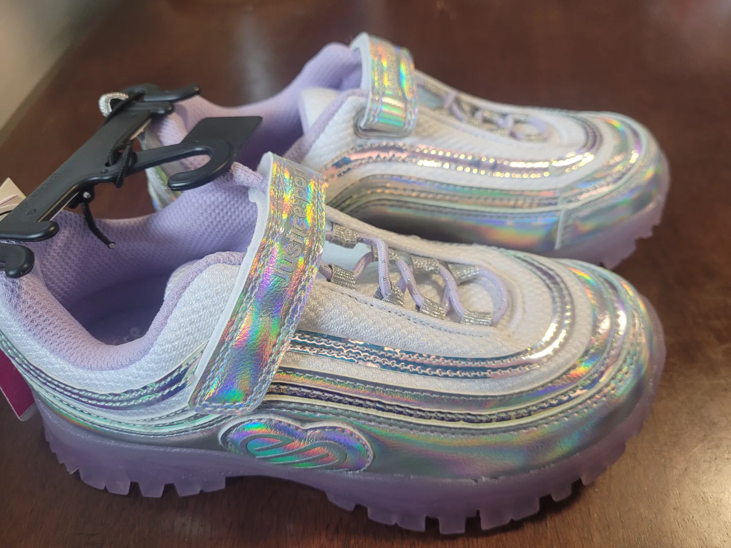 New size 1 Justice Sneakers image indicator(4)