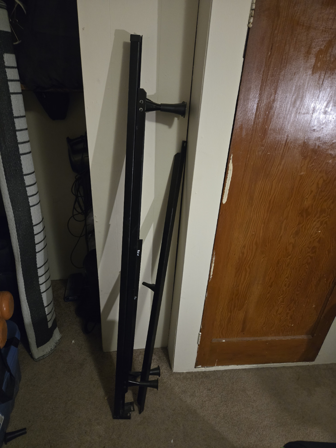 Black Metal Bed Frame - Twin, Full & Queen adjustable - photo 2