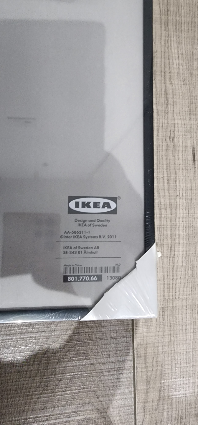 Two IKEA GLADSAX Black Picture Frames - photo 3