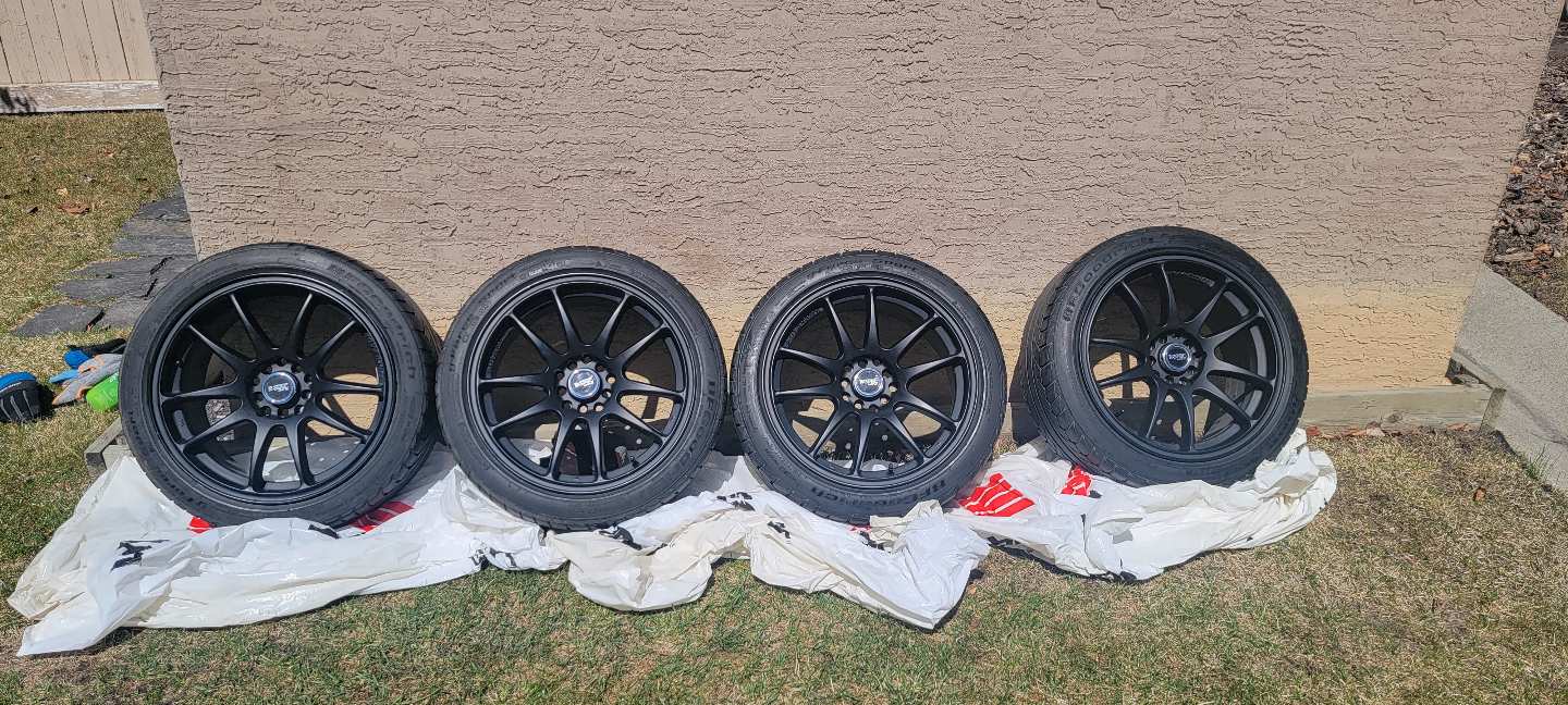 Set of 4 Koya Racing Wheels with BFG Summer Tires