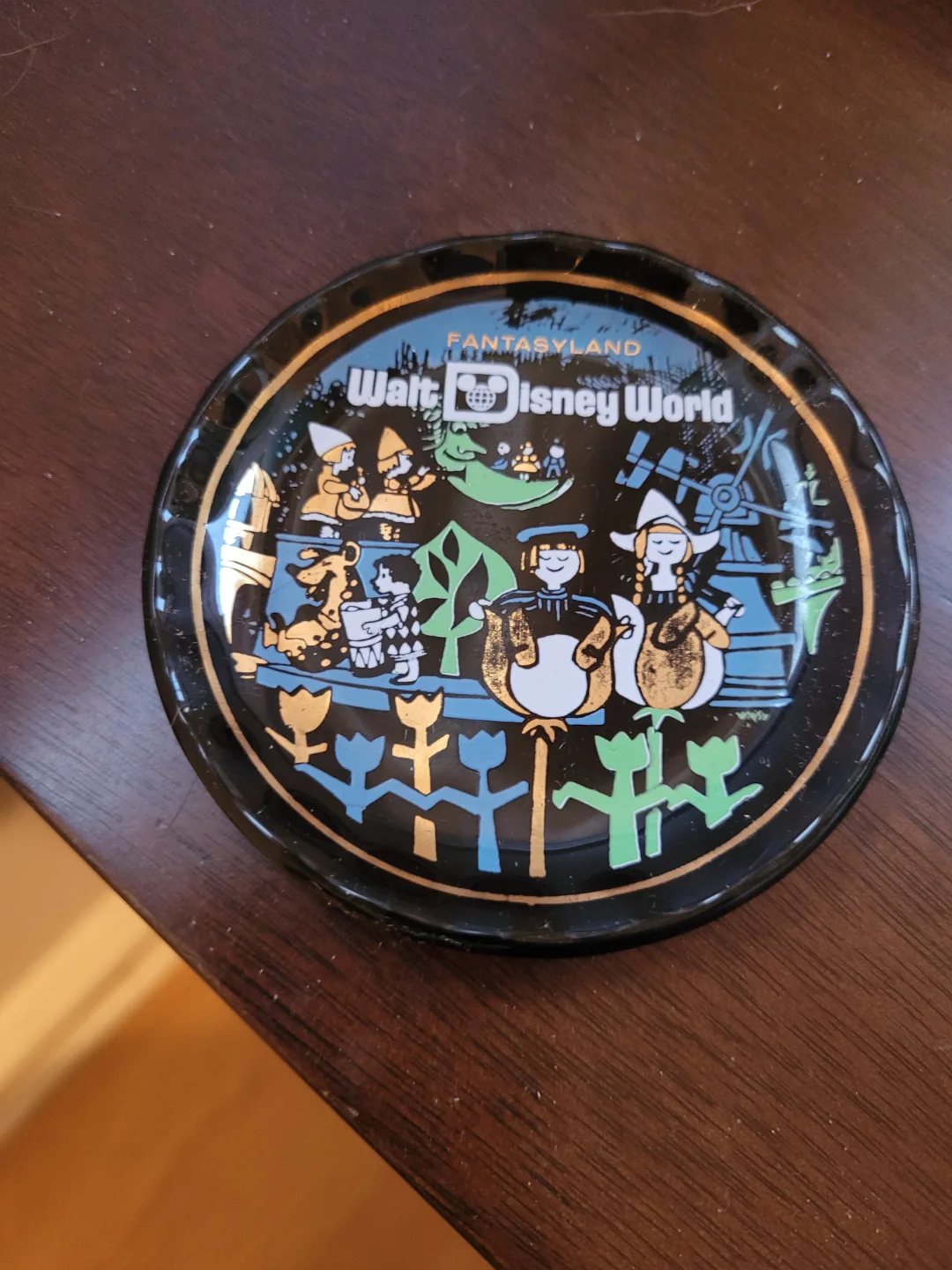 Vintage Walt Disney World Fantasyland Souvenir Plate thumbnail