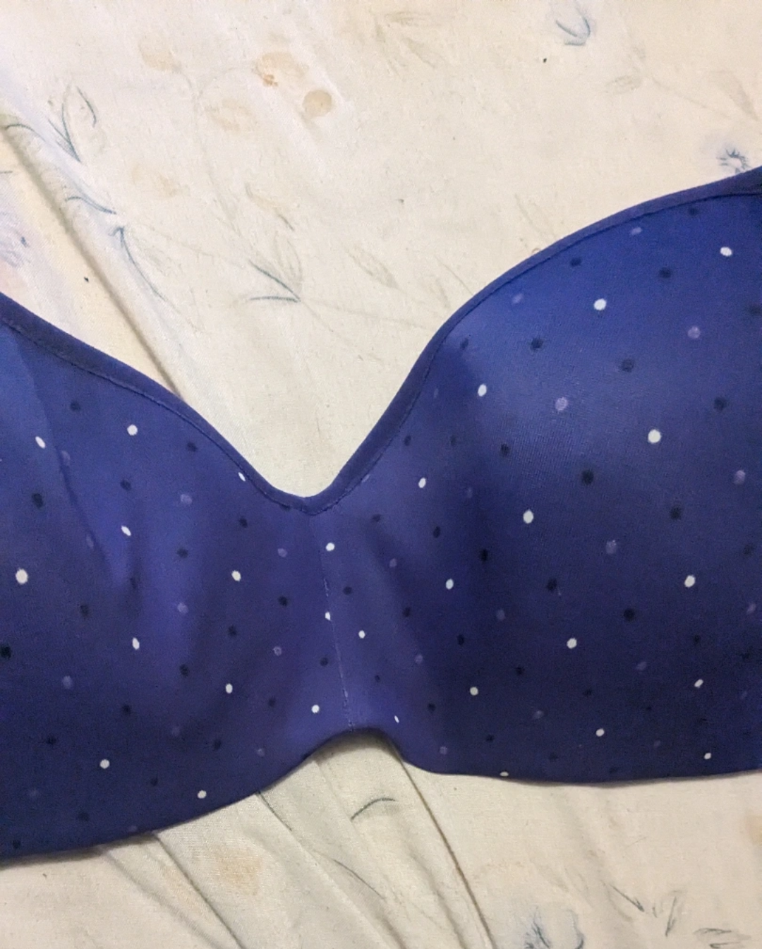Polka dot bra