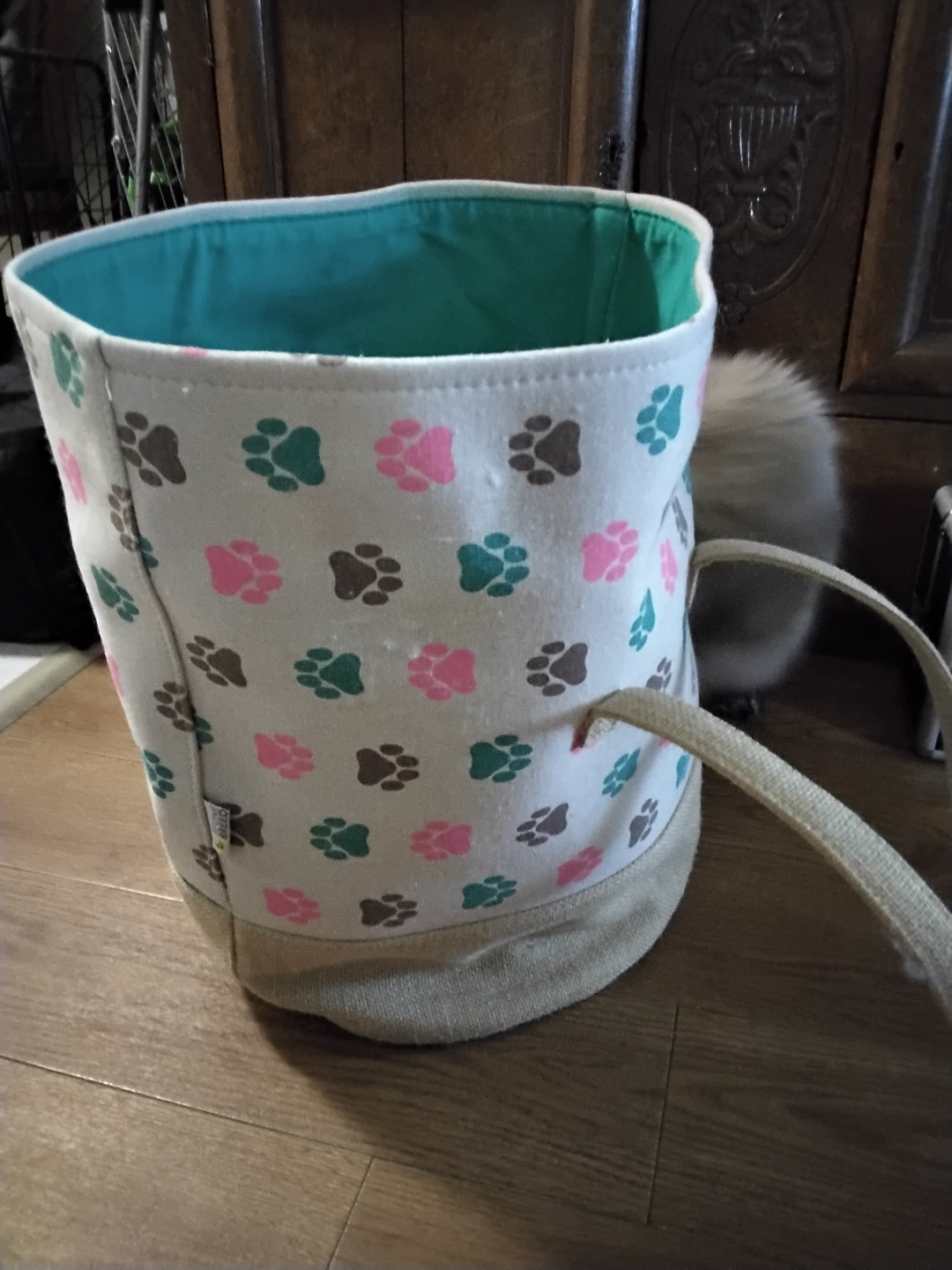 Large Paw Print Tote Bag - photo 3