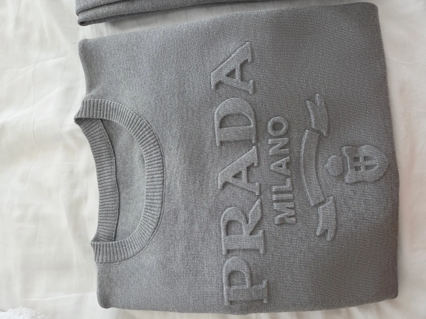Prada Milano Grey Knit Lounge Set image indicator(3)