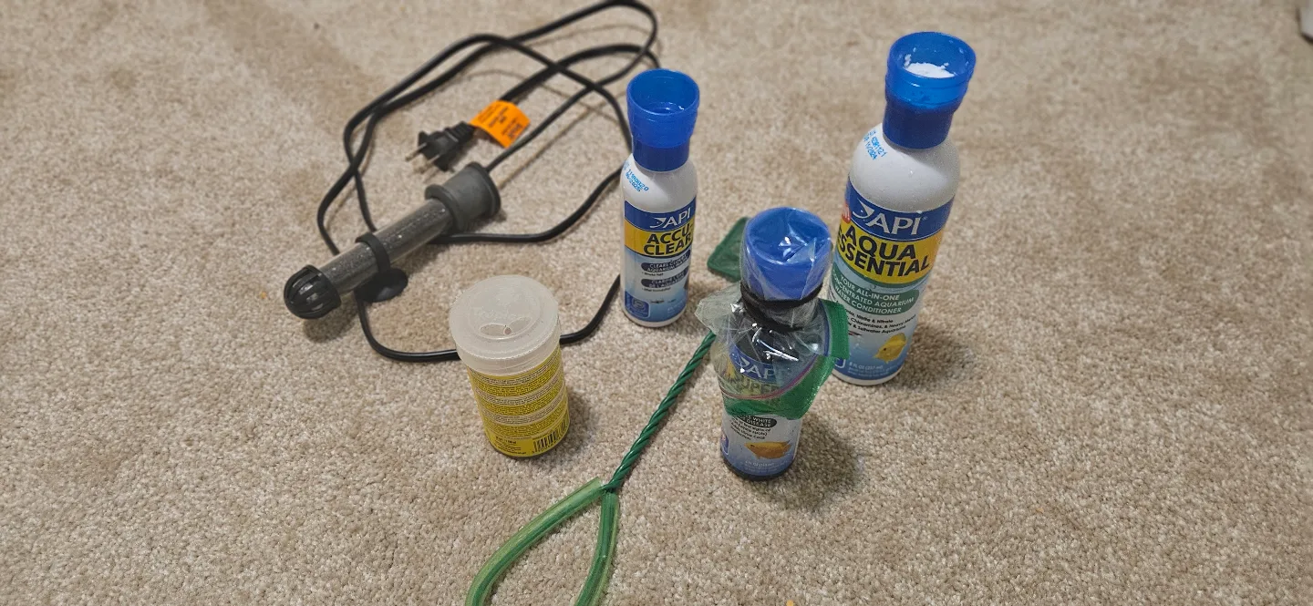 Half Circle Aquarium with LED Lighting, Filter, Heater ect image indicator(6)