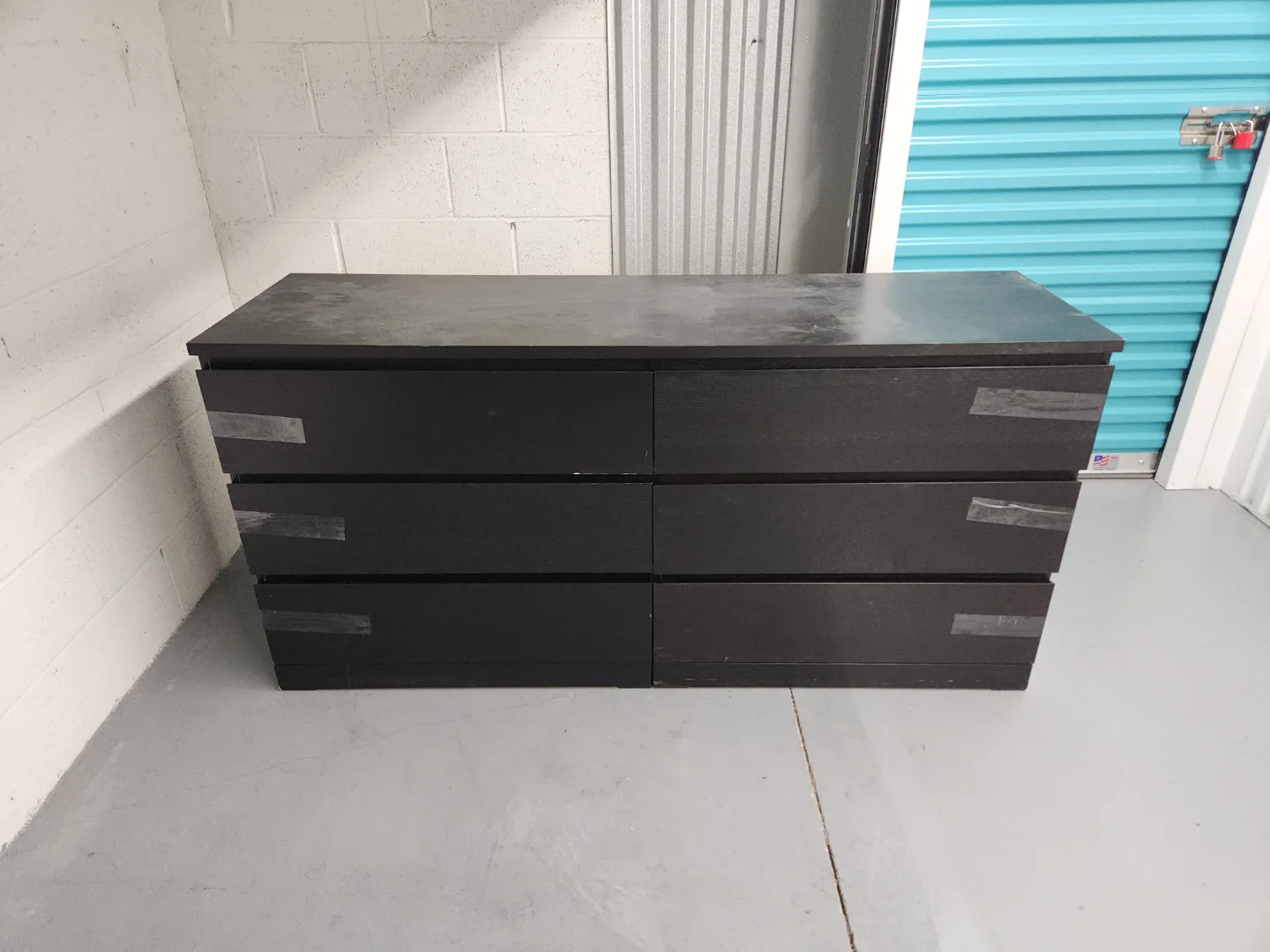 Black 6-Drawer Dresser image indicator(2)