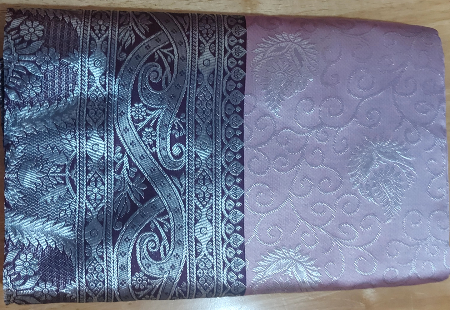 Beautiful Lilac and Purple Indian Saree