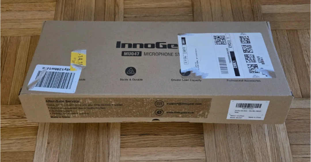 InnoGear M047 Microphone Stand - Scissor Arm, Black image indicator(3)